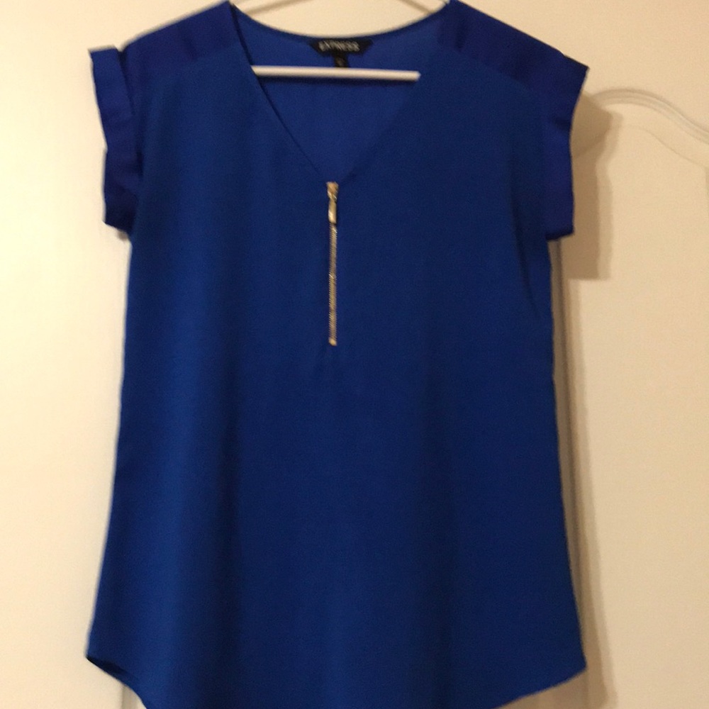 Royal blue shirt